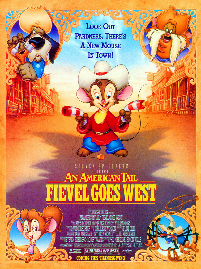 FIEVEL VA AL OESTE - An American Tail Fievel Goes West - 1991