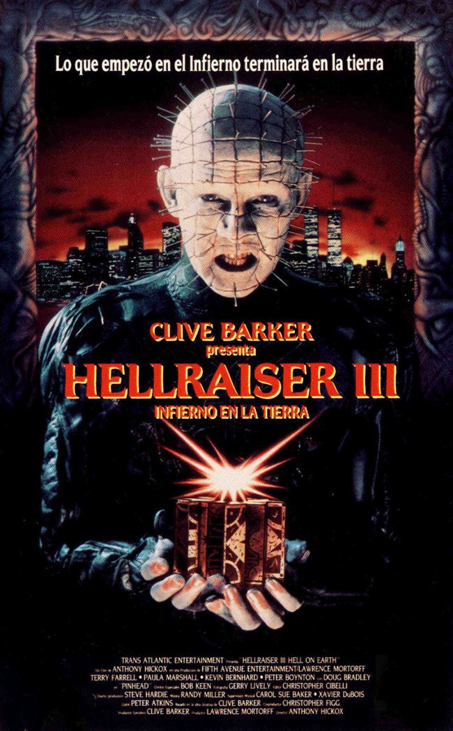 HELLRAISER 3, EL INFIERNO EN LA TIERRA - Hellraiser III, Hell on Earth - 1994