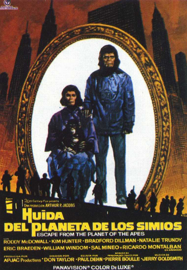 HUIDA DEL PLANETA DE LOS SIMIOS - Escape from the Planet of the Apes - 1971