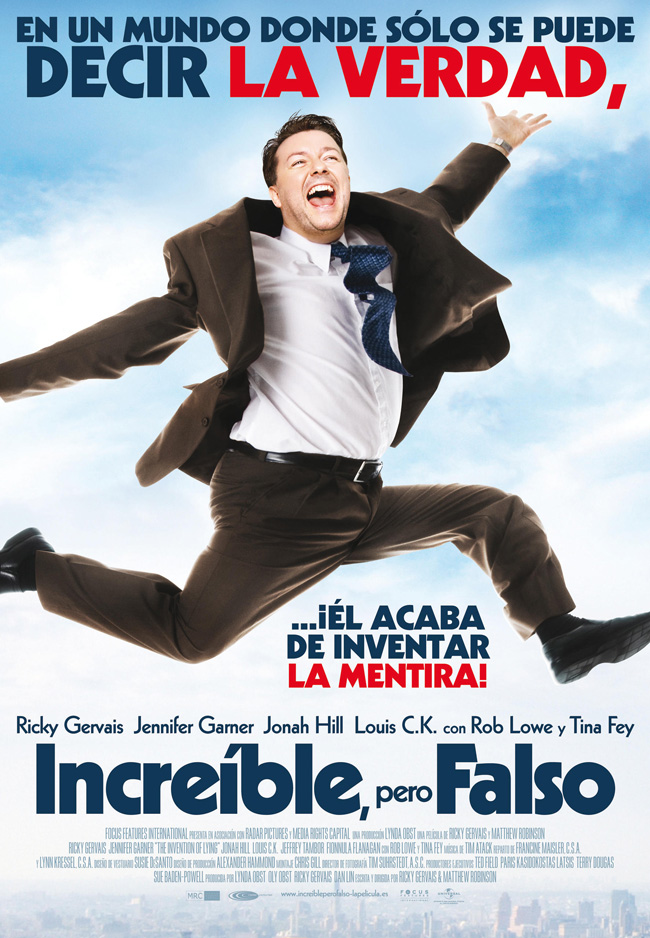 INCREIBLE PERO FALSO -  The invention of lying  - 2009