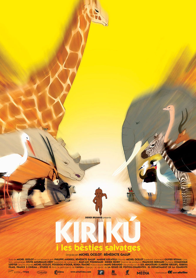 KIRIKU Y LAS BESTIAS SALVAJES - Kirikou et les bêtes sauvages - 2005