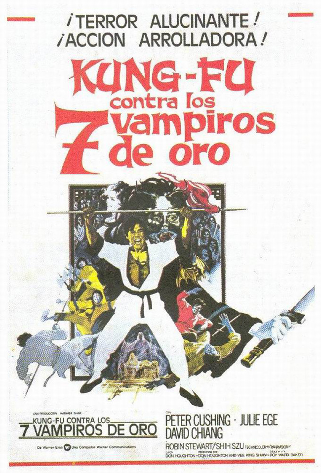 KUNG-FU CONTRA LOS SIETE VAMPIROS DE ORO - The Legend of the 7 Golden Vampires - 1974