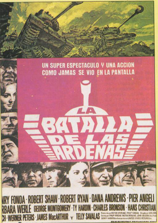 LA BATALLA DE LAS ARDENAS - Battle of the Bulge - 1965