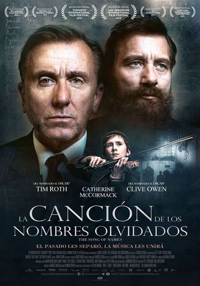 LA CANCION DE LOS NOMBRES OLVIDADOS - The song of names - 2019