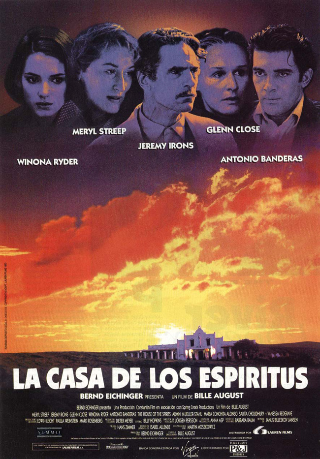 LA CASA DE LOS ESPIRITUS - Das geisterhaus - 1993