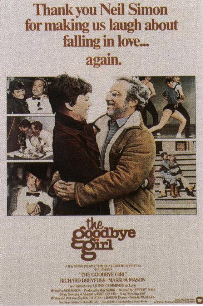 LA CHICA DEL ADIOS - The Goodbye Girl - 1977