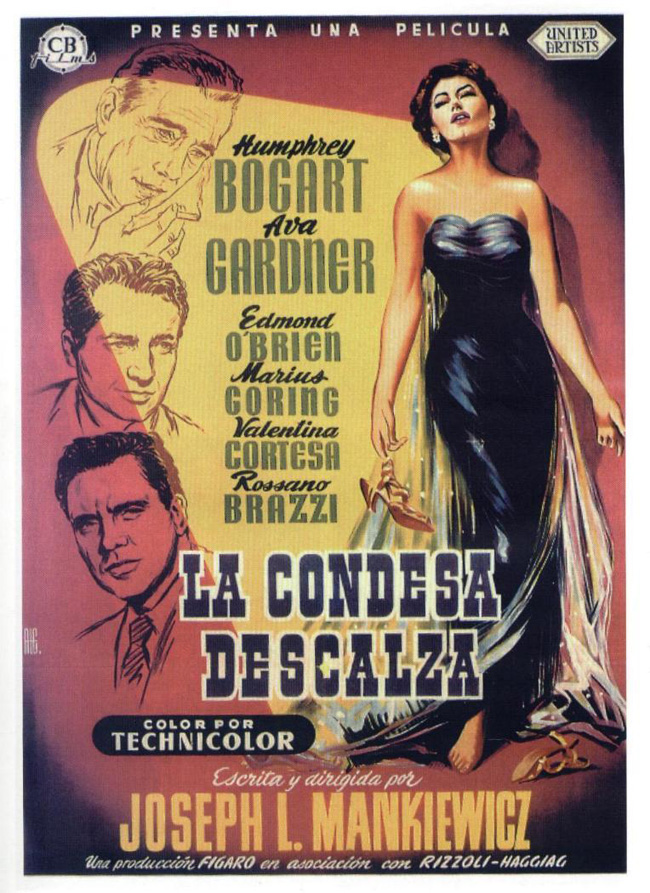 LA CONDESA DESCALZA - The barefoot contessa - 1954