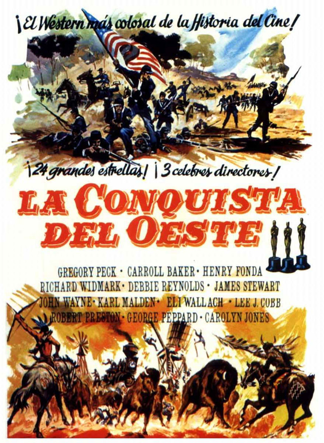 LA CONQUISTA DEL OESTE - How the West was won - 1962