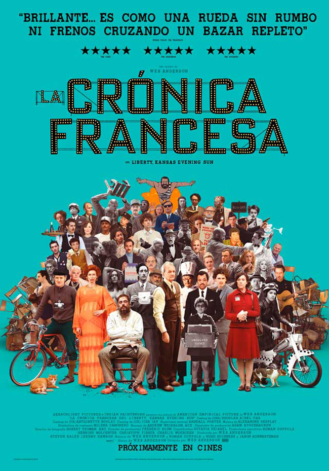 LA CRONICA FRANCESA - The french dispatch - 2020