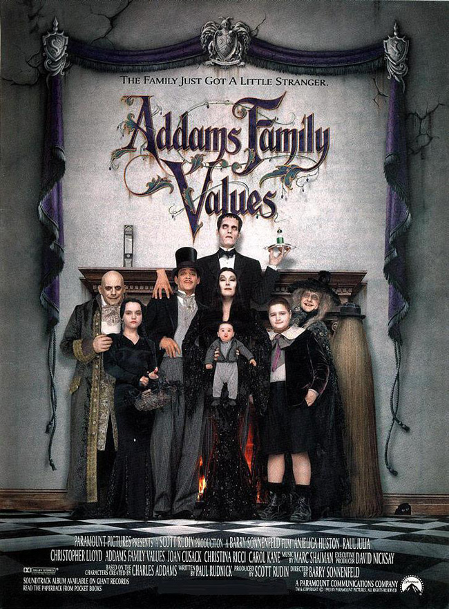 LA FAMILIA ADDAMS 2, LA TRADICION CONTINUA - Addams Family Values - 1993
