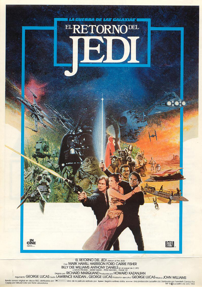 LA GUERRA DE LAS GALAXIAS STAR WARS 6 - EL RETORNO DEL JEDI - Episode VI Return of the Jedi - 1983