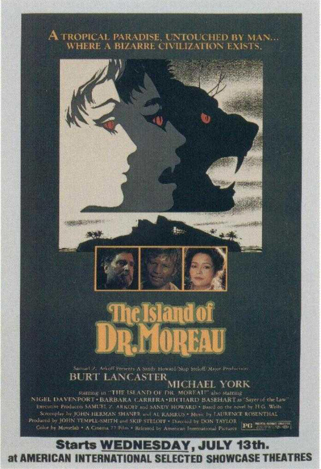 LA ISLA DEL DOCTOR MOREAU - The Island of Dr. Moreau - 1977