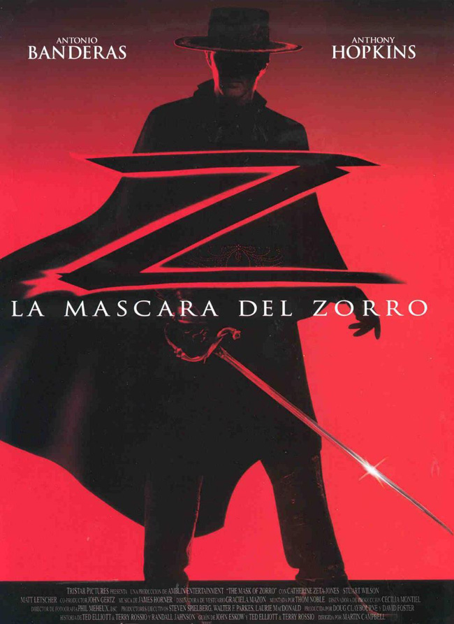 LA MASCARA DEL ZORRO - The Mask of Zorro - 1998