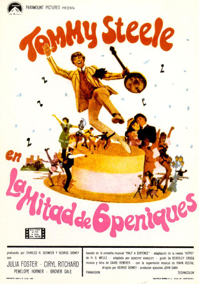 LA MITAD DE 6 PENIQUES - Half a Sixpence - 1967