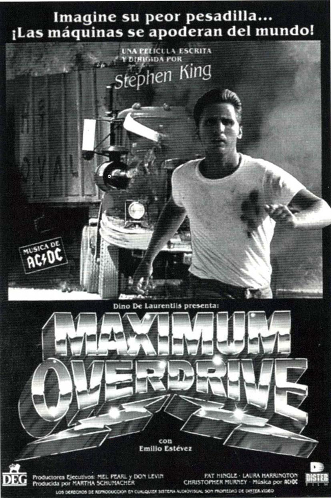LA REBELION DE LAS MAQUINAS - Maximum Overdrive - 1986