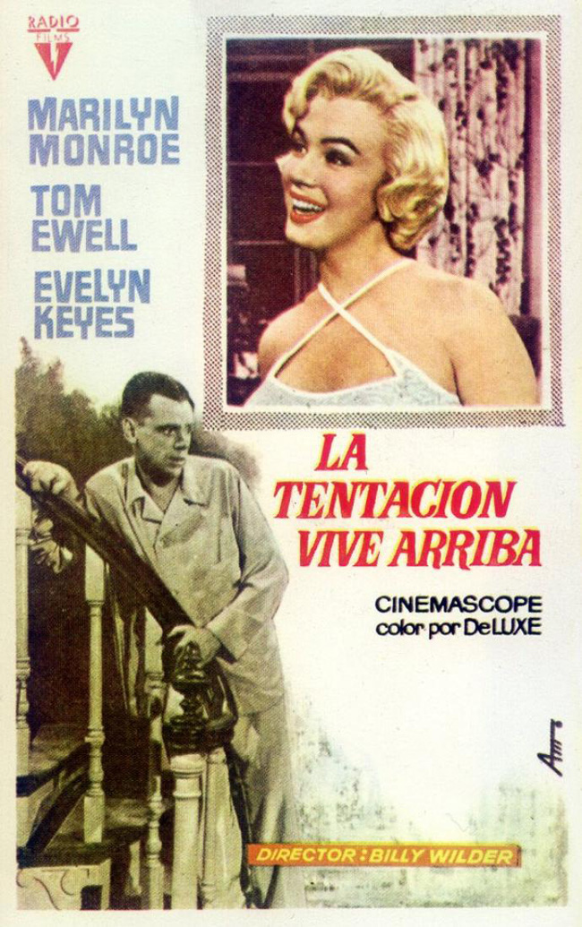LA TENTACION VIVE ARRIBA - The seven year itch - 1955
