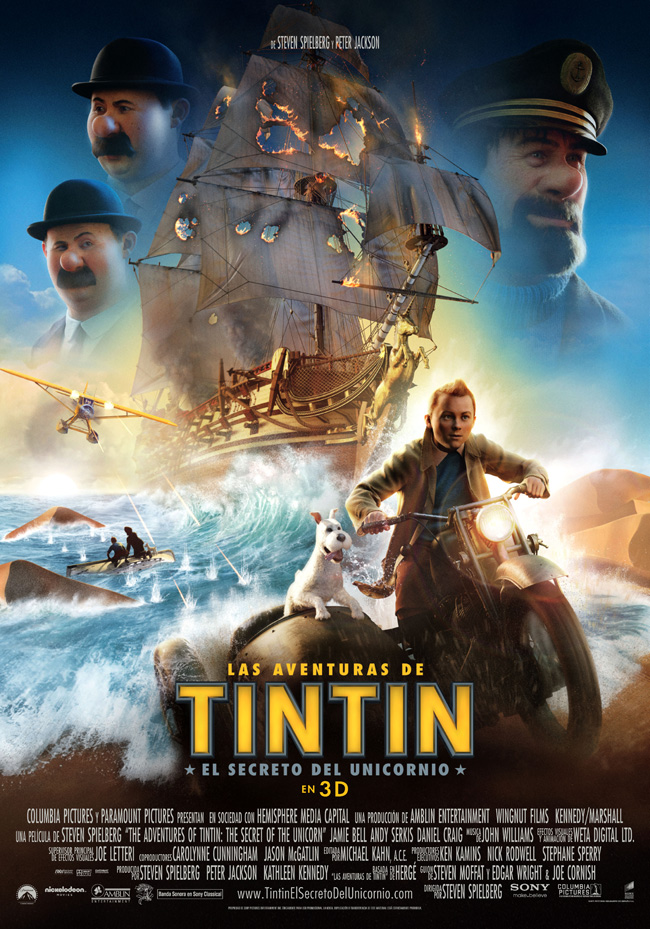 LAS AVENTURAS DE TINTIN, EL SECRETO DEL UNICORNIO - The adventures of Tintin, The secret of the Unicorn - 2011 C2