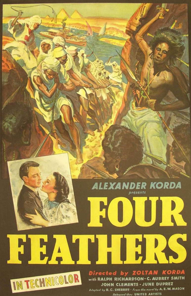 LAS CUATRO PLUMAS  - The Four Feathers - 1939