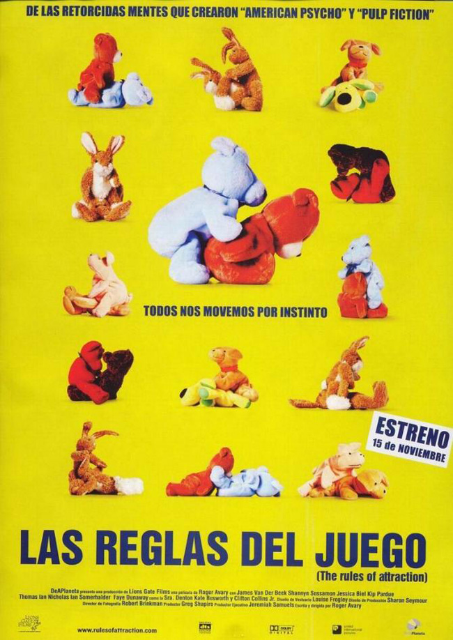 LAS REGLAS DEL JUEGO - The Rules of Attraction - 2002