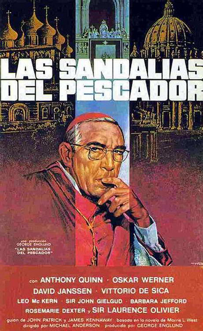 LAS SANDALIAS DEL PESCADOR - The Shoes of the Fisherman - 1968