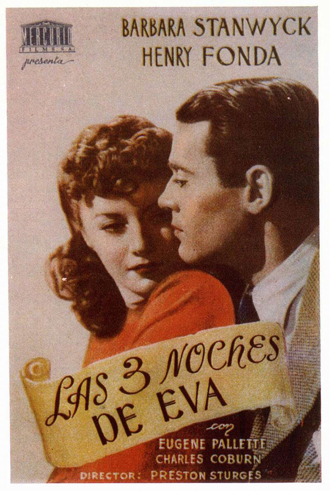 LAS TRES NOCHES DE EVA - The Lady Eve - 1941