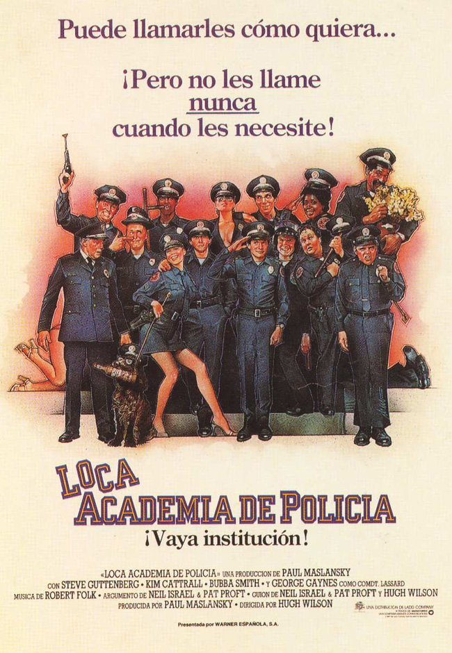LOCA ACADEMIA DE POLICIA - Police academy - 1984