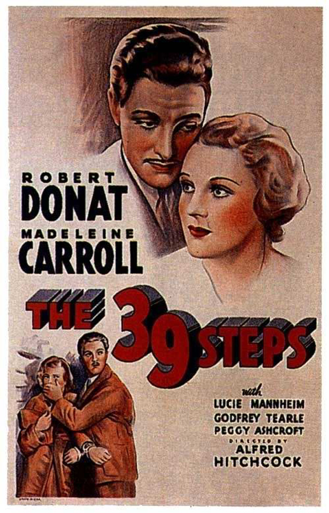 LOS 39 ESCALONES - The thirty-nine steps - 1937