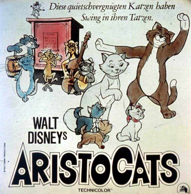 LOS ARISTOGATOS - The Aristocats - 1970