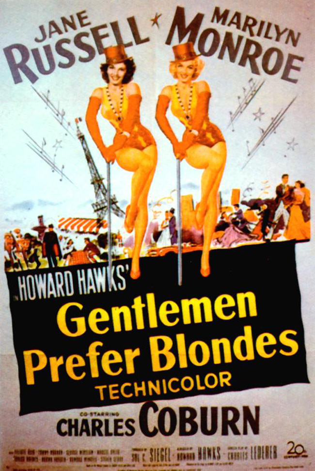 LOS CABALLEROS LAS PREFIEREN RUBIAS - Gentlemen Prefer Blondes - 1953 C2