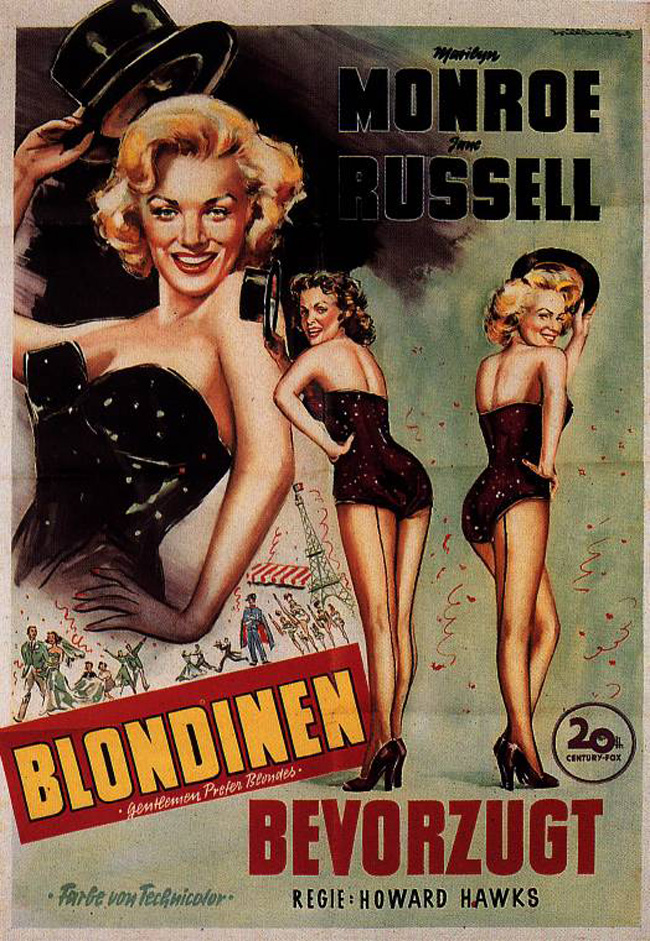 LOS CABALLEROS LAS PREFIEREN RUBIAS - Gentlemen Prefer Blondes - 1953