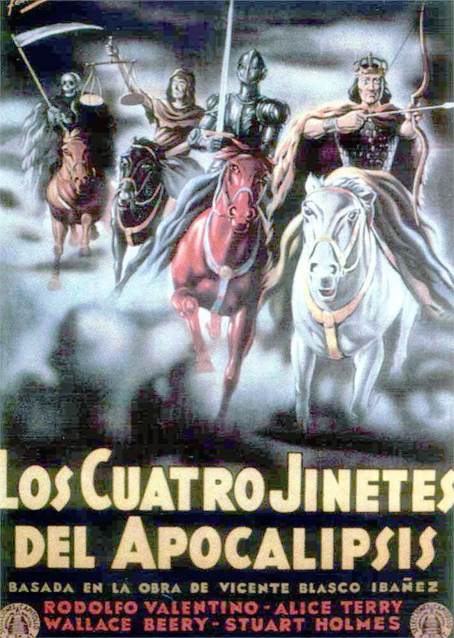 LOS CUATRO JINETES DEL APOCALIPSIS - The Four Horsemen of the Apocalypse - 1921