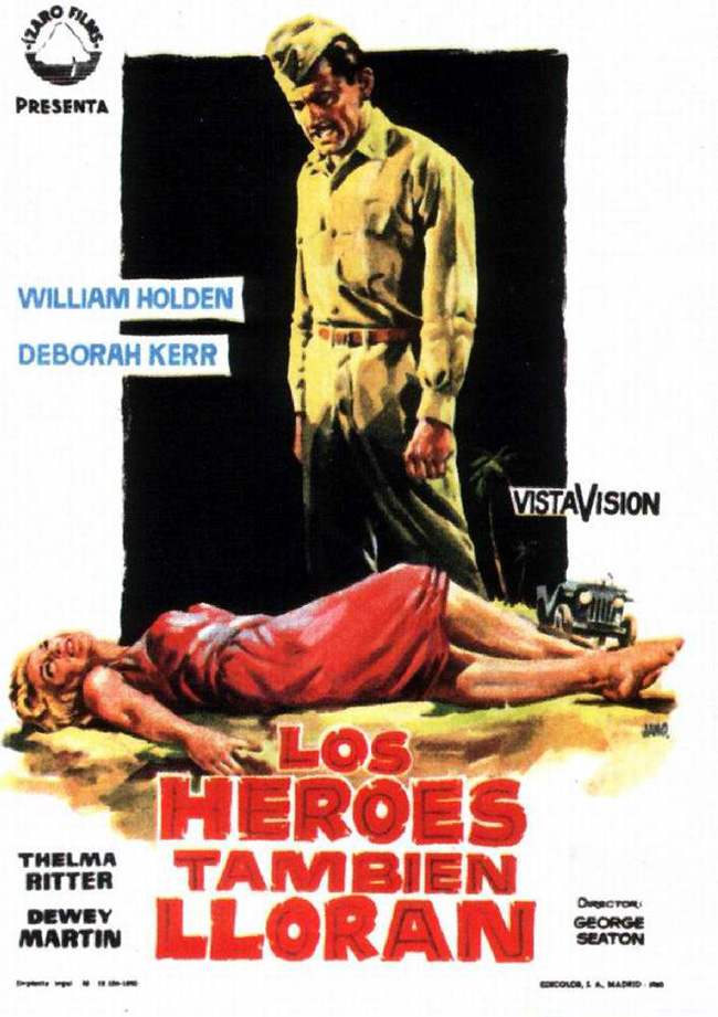 LOS HEROES TAMBIEN LLORAN - The Proud and Profane - 1956
