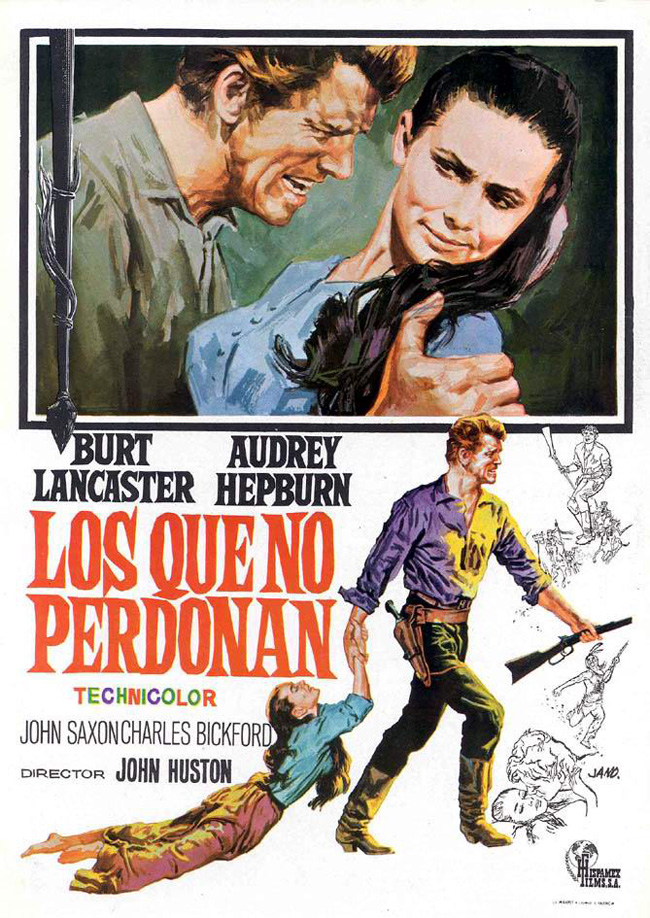 LOS QUE NO PERDONAN - The unforgiven - 1959