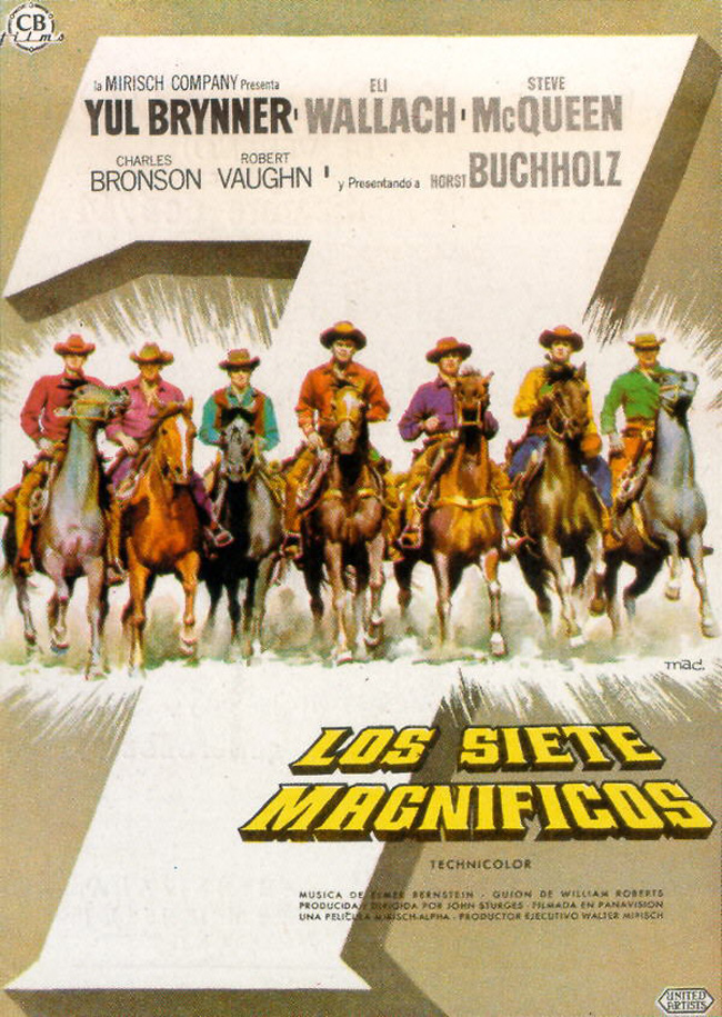 LOS SIETE MAGNIFICOS - The Magnificent Seven - 1960