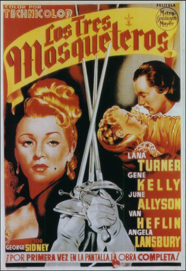 LOS TRES MOSQUETEROS - The three musketeers - 1948