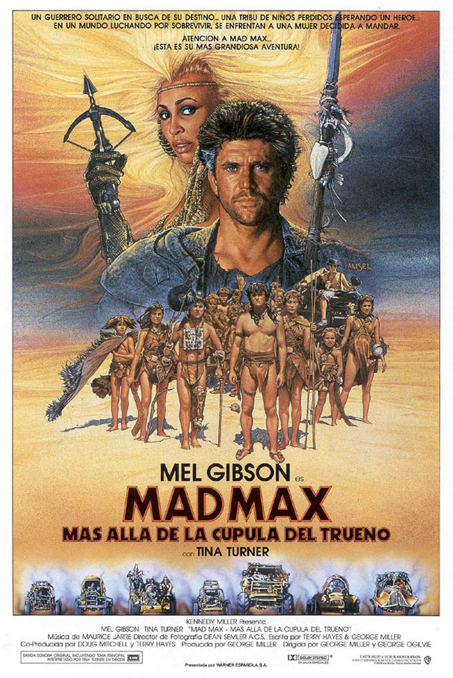 MAD MAX 3 MAS ALLA DE LA CUPULA DEL TRUENO - Beyond the Thunderdome - 1985