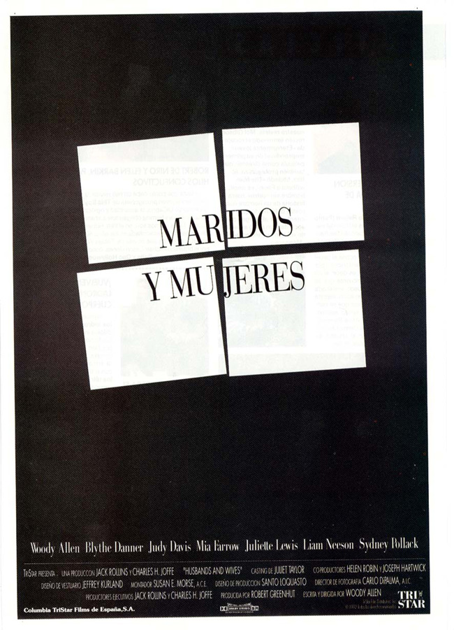 MARIDOS Y MUJERES - Husbands and wives - 1992
