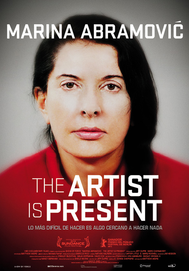 MARINA ABRAMOVIC, THE ARTIST IS PRESENT - 2012