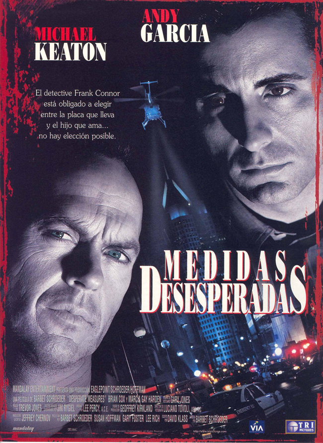 MEDIDAS DESESPERADAS - Desperate measures - 1997