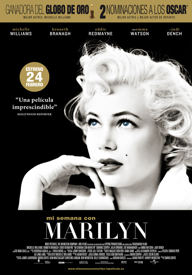 MI SEMANA CON MARILYN - My week with Marilyn - 2011