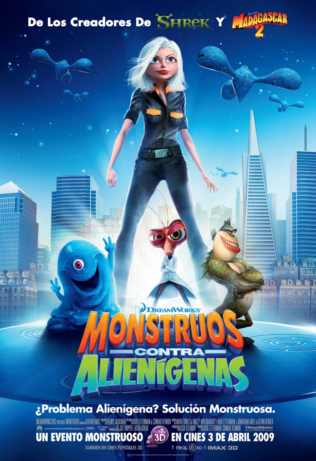 MONSTRUOS CONTRA ALIENIGENAS - Monsters vs Aliens - 2009