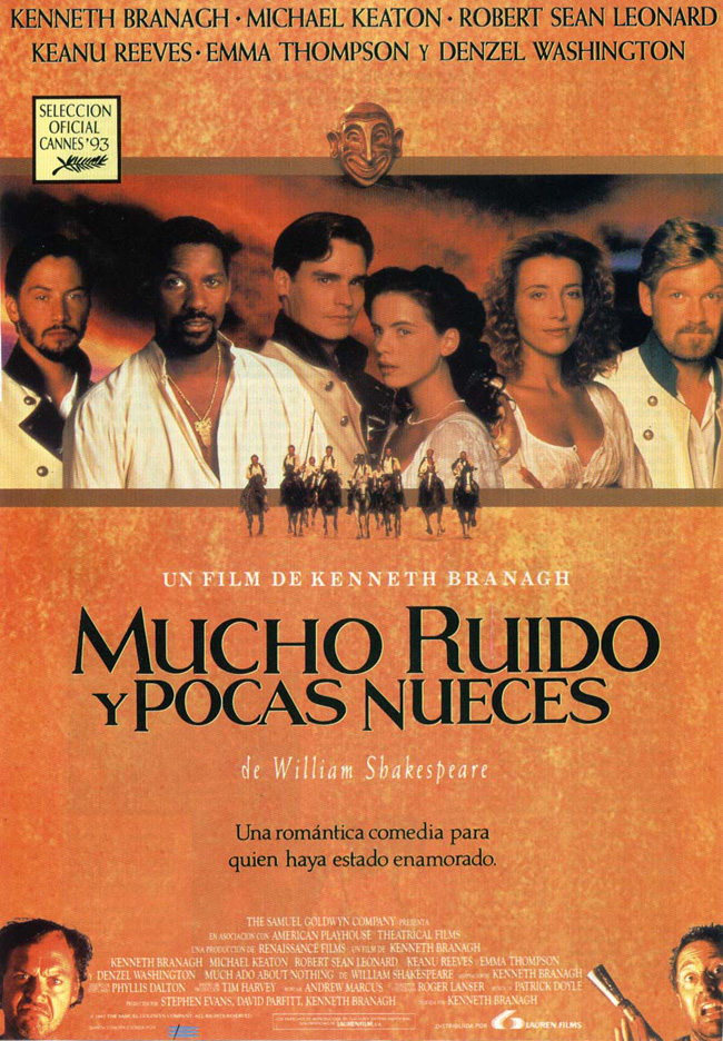 MUCHO RUIDO Y POCAS NUECES - Much Ado About Nothing - 1993