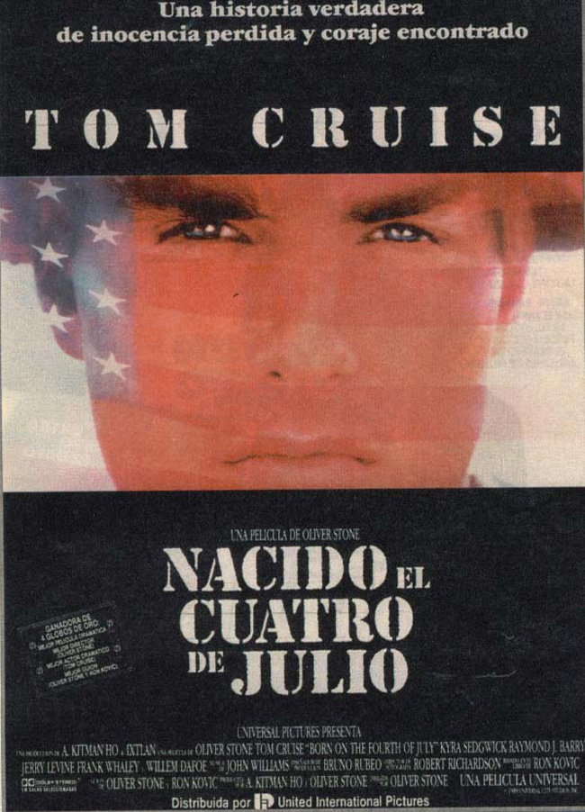 NACIDO EL 4 DE JULIO - Born on the Fourth of July -1989 C2