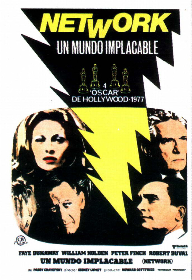 NETWORK - UN MUNDO IMPLACABLE - 1976