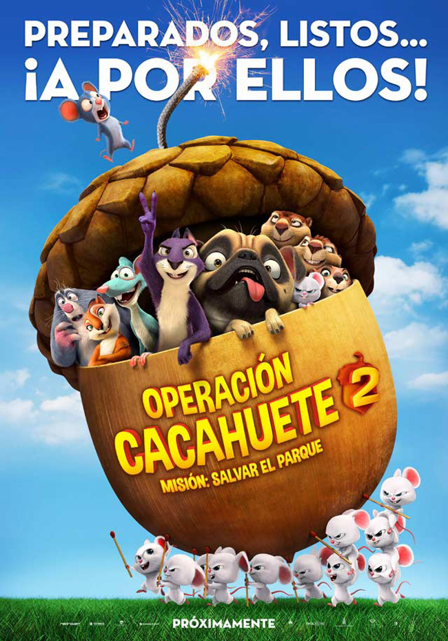OPERACION CACAHUETE 2, MISION SALVAR EL PARQUE - The nut job 2, Nutty by nature - 2017