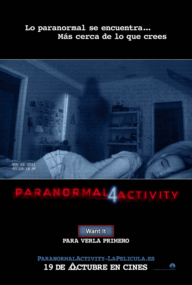 PARANORMAL ACTIVITY 4 - 2012