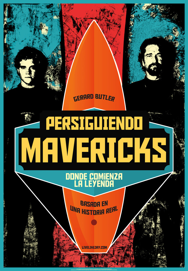 PERSIGUIENDO MAVERICKS - Chasing Mavericks - 2012