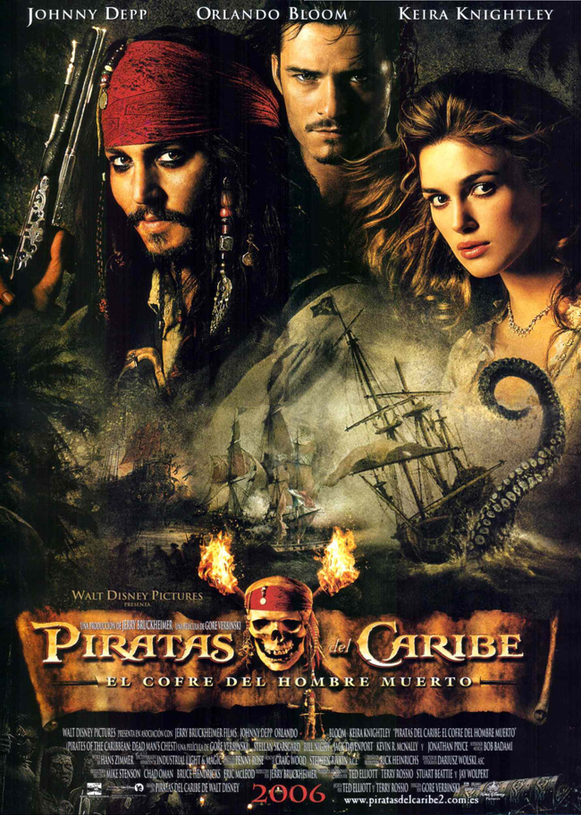 PIRATAS DEL CARIBE, EL COFRE DEL HOMBRE MUERTO - Pirates of the Caribbean Dead Man's Chest - 2006