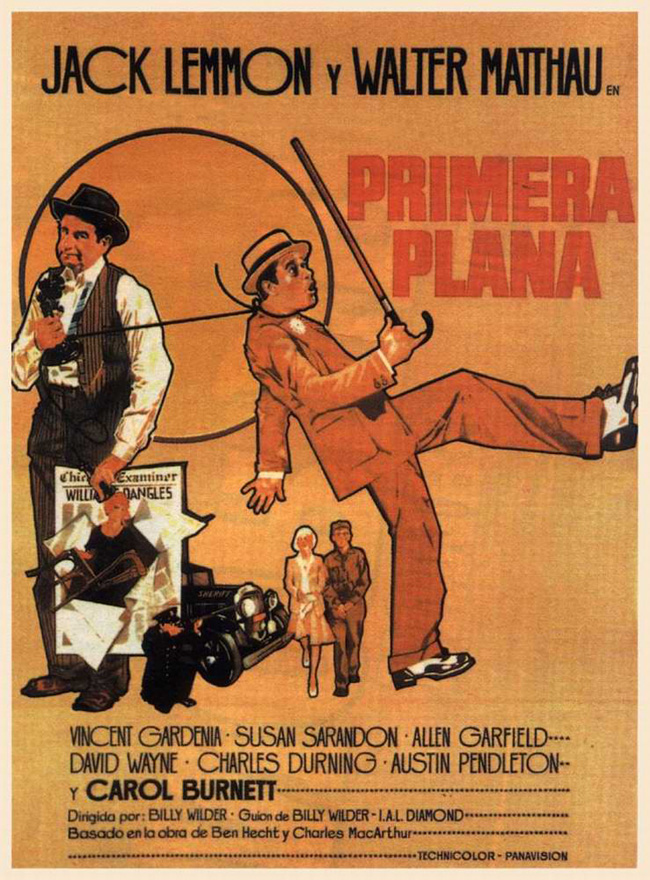 PRIMERA PLANA - The Front Page - 1974