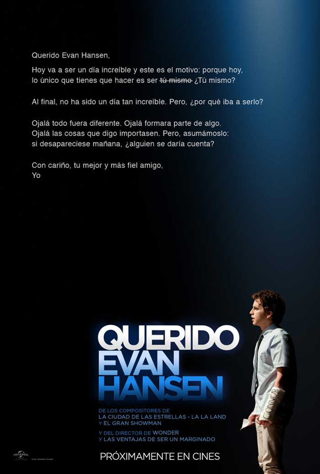 QUERIDO EVAN HANSEN - Dear Evan Hansen - 2021